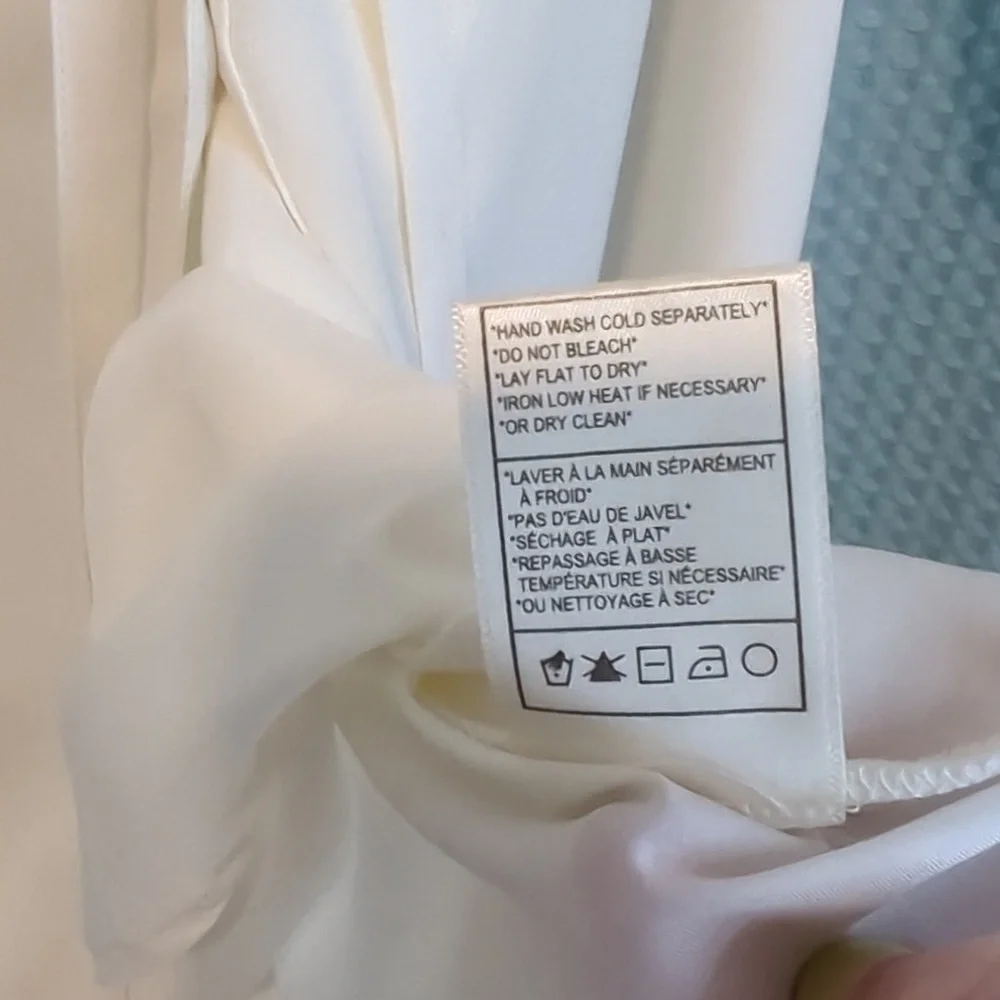 EUC XS Ivory Cupcakes & Cashmere Maxi shirt dress - Picture 8 of 8